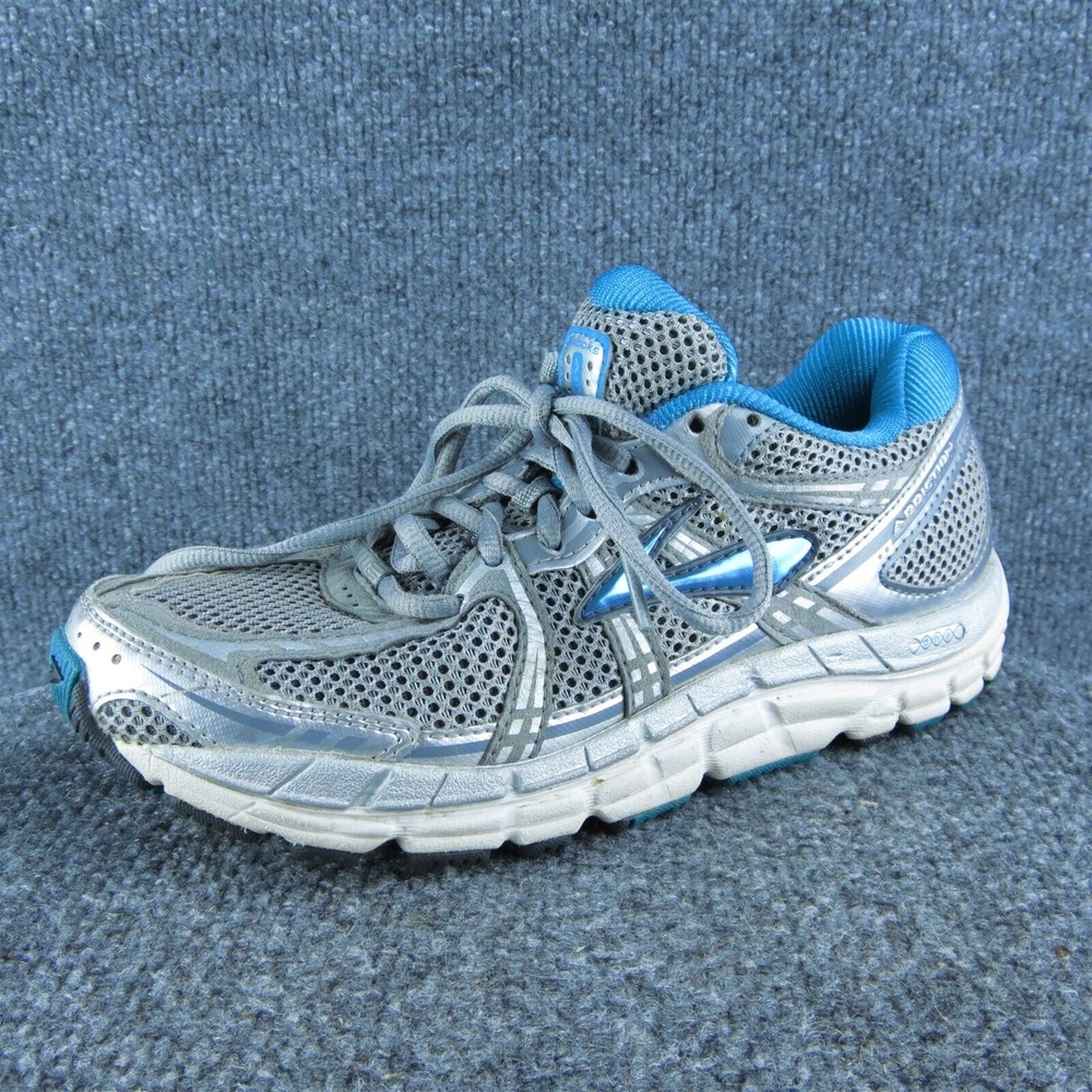 Brooks Gray and Blue Women's Sneakers